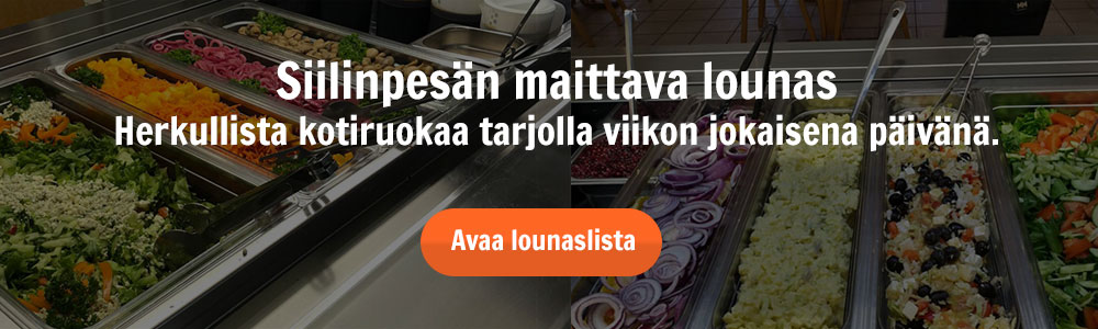 Siilinpesän lounasbanneri